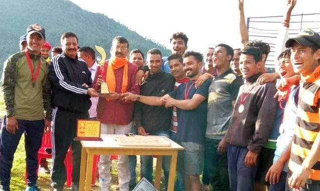 Gowrigaon became the champion of volleyball competition