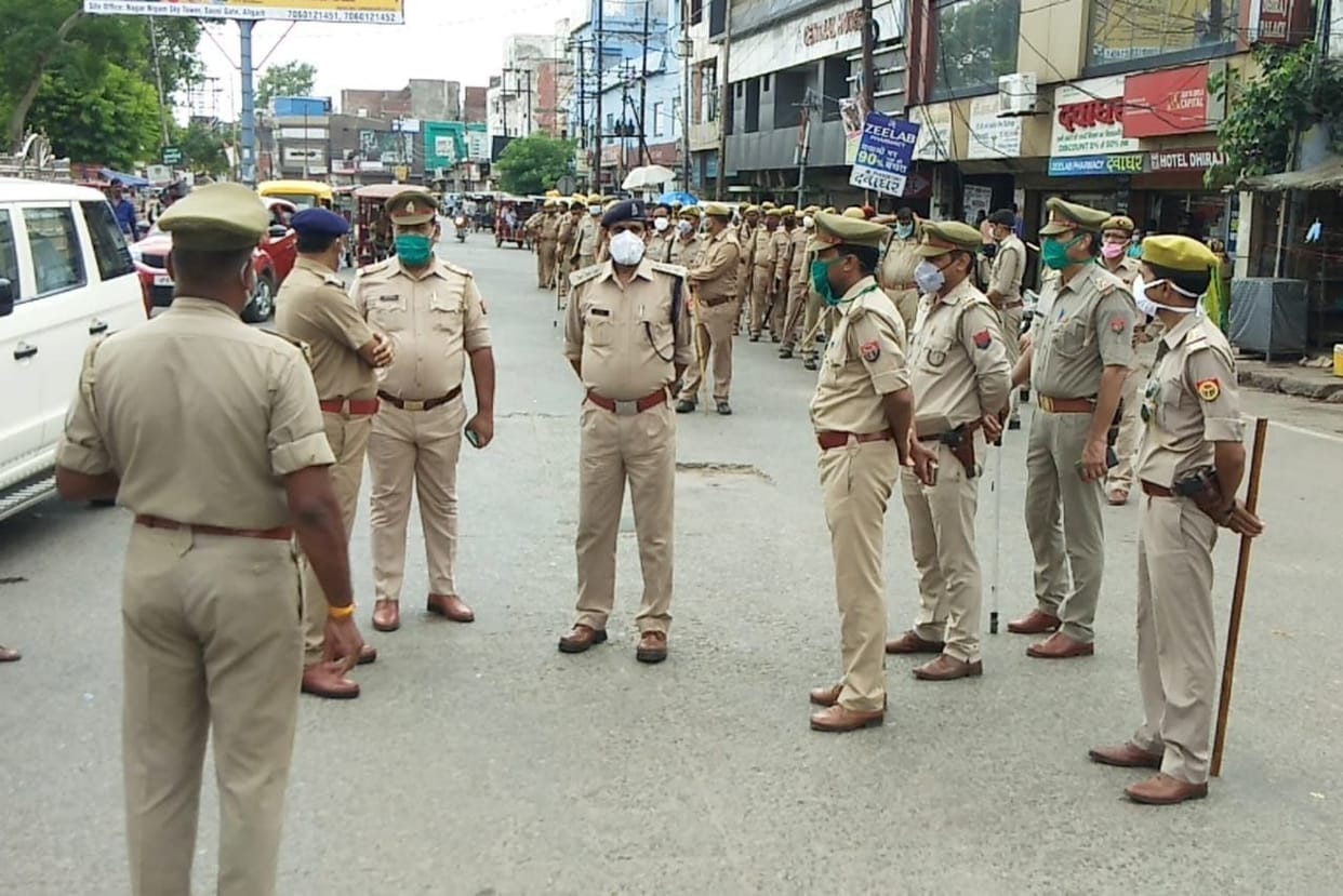 Alert in Aligarh after getting IED in Delhi