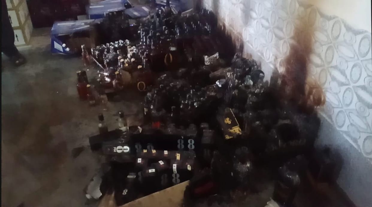fire, accident, wine, godown, mathura