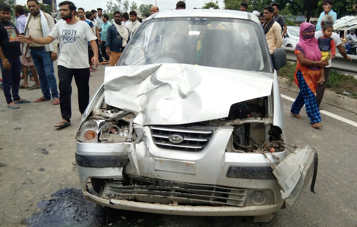 road accident in bulandshar