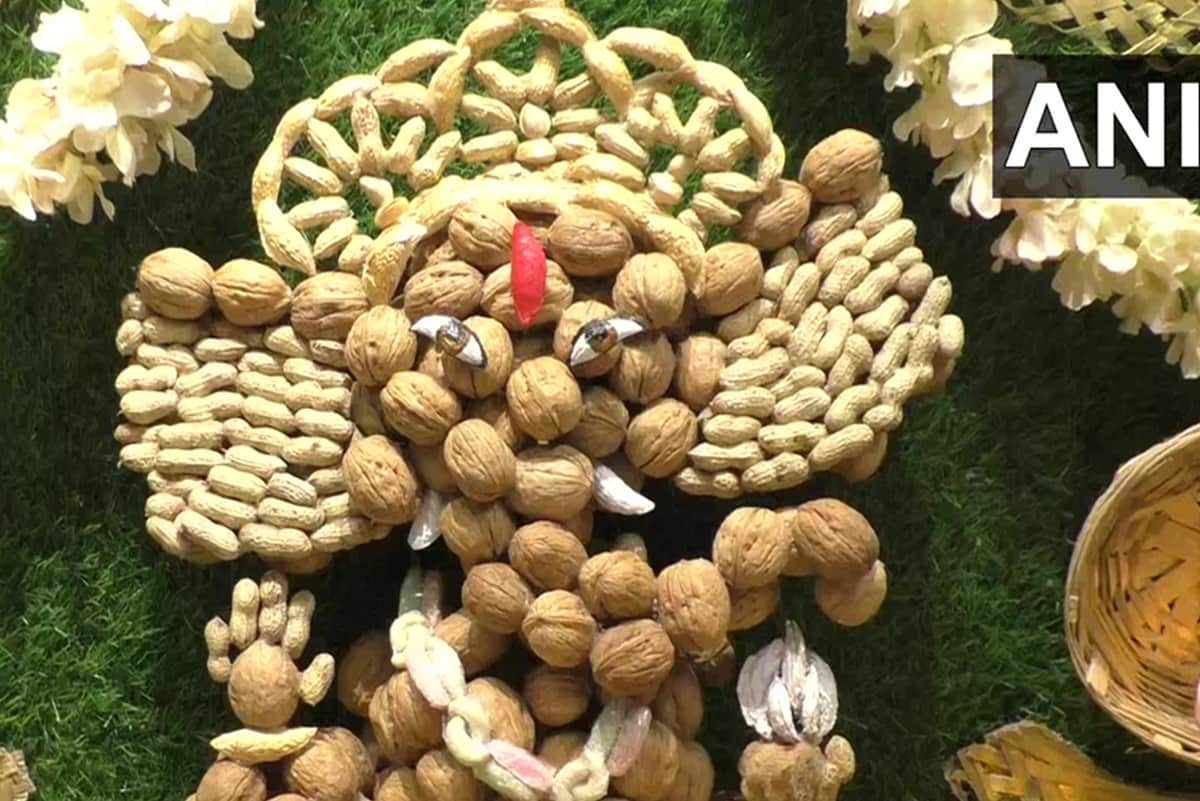 Ganesh chaturthi 2020 PM Narendra Modi aarti prayers offered to lord ganesha people brought bappa moreya at their home
