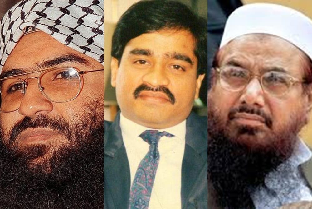 Top Terrorists jamaat ud dawa Chief Hafiz Saeed and Dawood Ibrahim has fictious names
