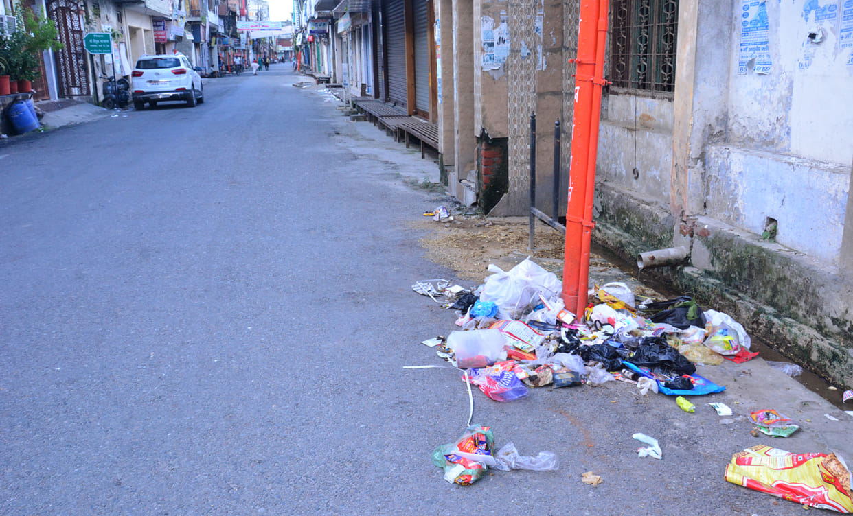 Cleanliness is not being done even in the posh areas of the city