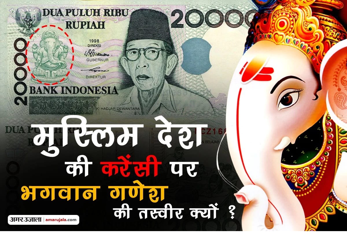 know why Lord Ganesha photo is on Indonesia currency note rupiah