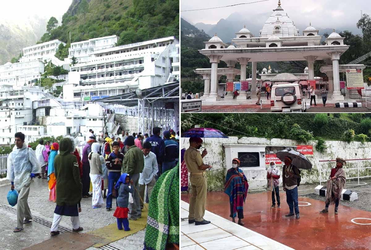 jammu and kashmir lockdown and after Unlock , latest photos mata vaishno devi