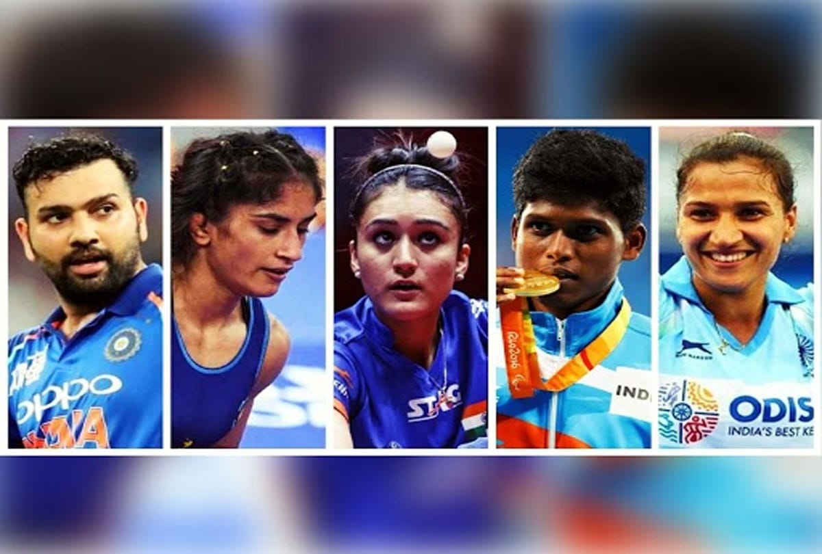 Cricketer rohit sharma, para-athlete Mariyappan Thangavelu, TT player manika batra, wrestler Vinesh Phogat and women's hockey skipper Rani Rampal to get Rajiv Gandhi Khel Ratna Award