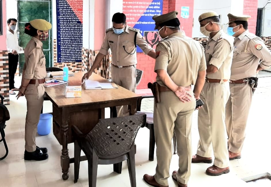 SP inspected the police station