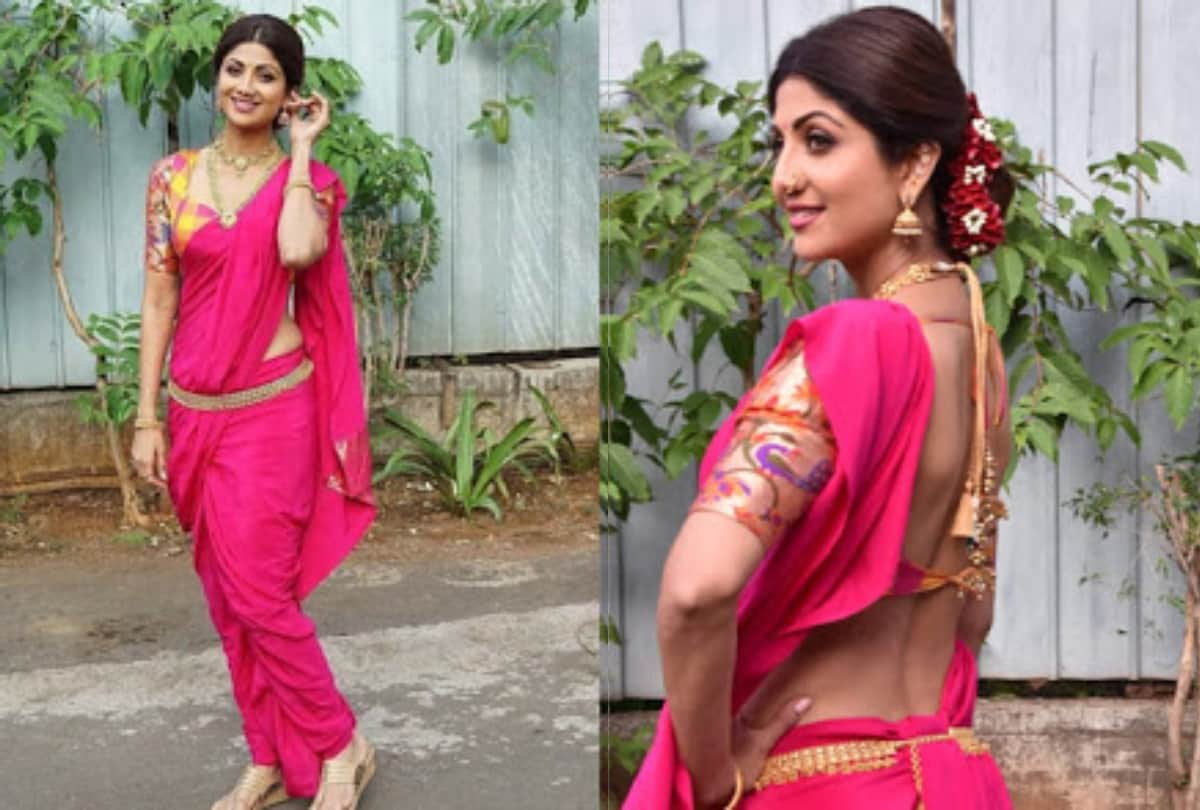 silk saree draping like maharashtrian dhoti style step by step