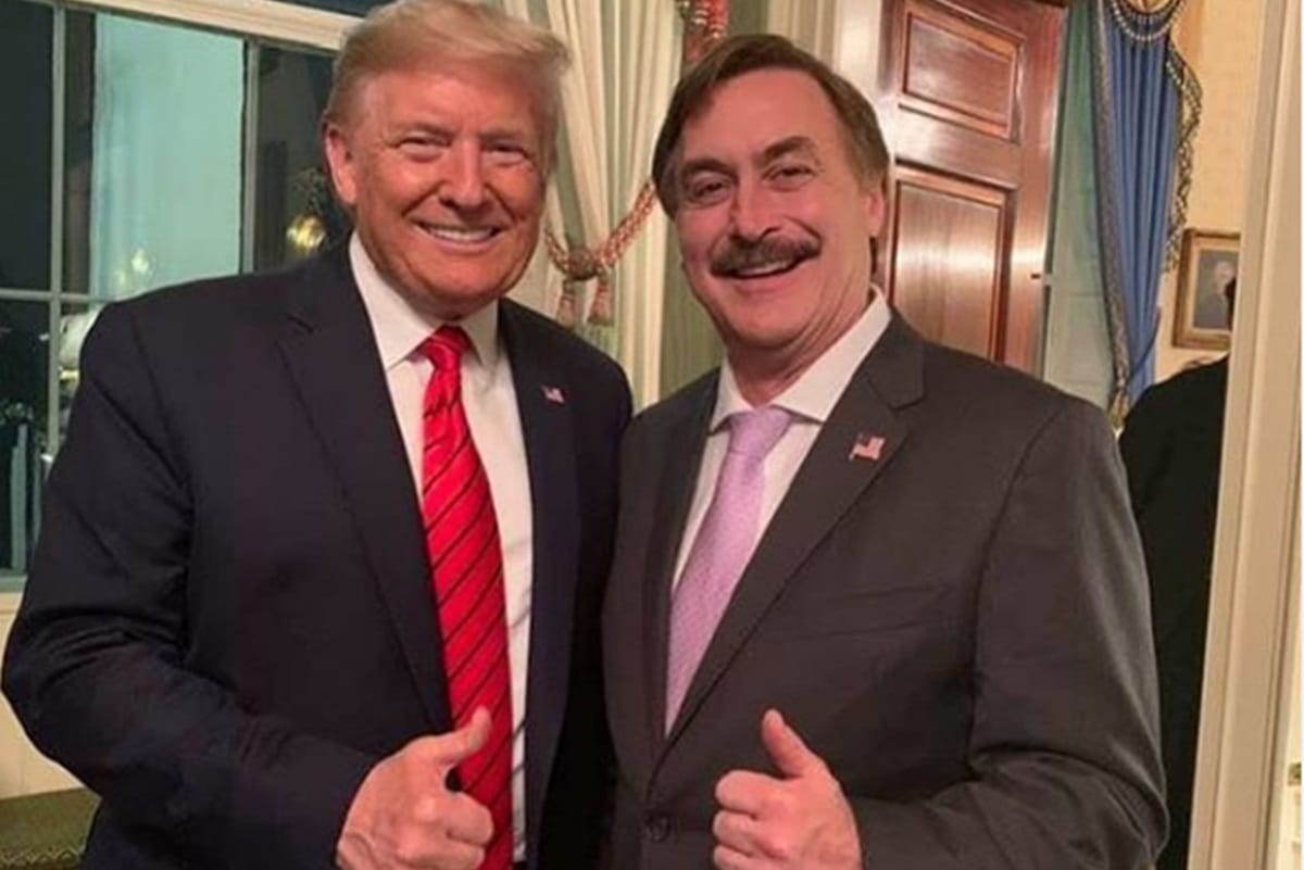 donald trump supporter my pillow ceo claim treatment for coronavirus proposes drug oleandrin fda protest