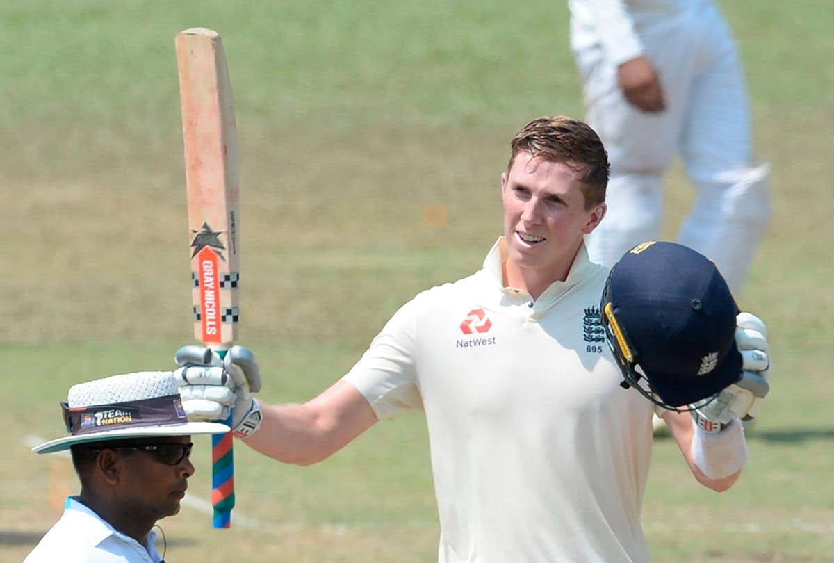 ENGvPAK: Zak Crawley hits maiden century as England cricket end Day one at 332/4