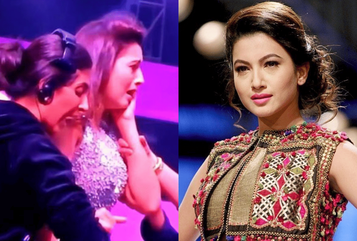 Gauhar Khan  when a man slapped her during shooting