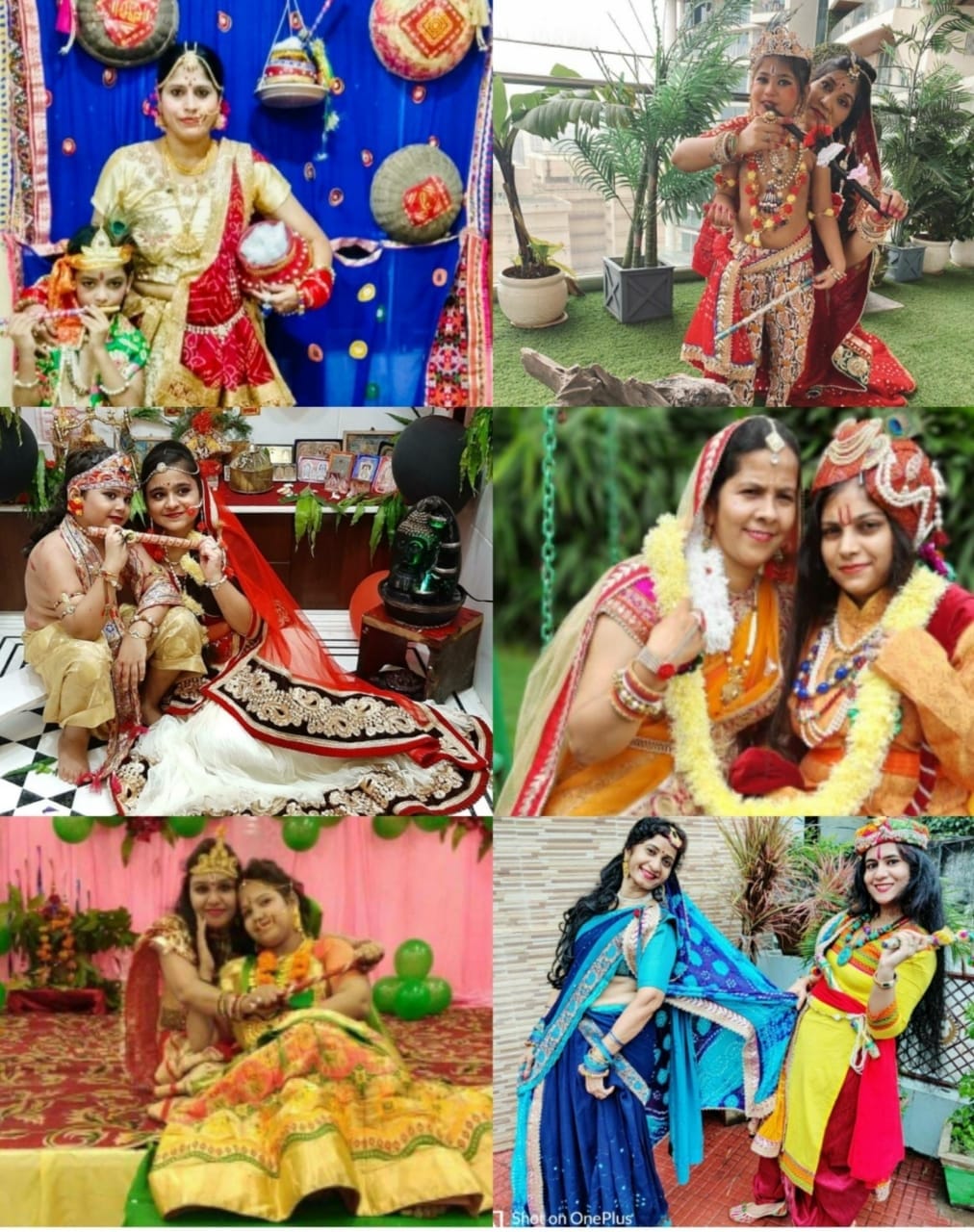 Online competition win made radha and Krishna