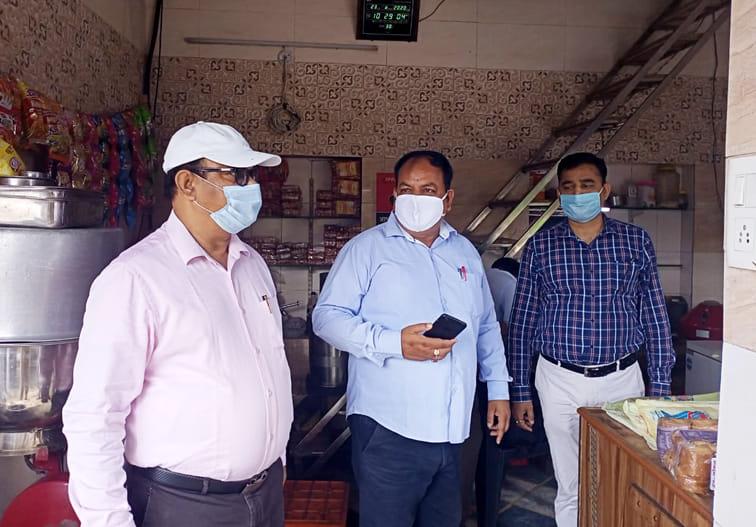 Food department raids, samples for milk cheese and spices