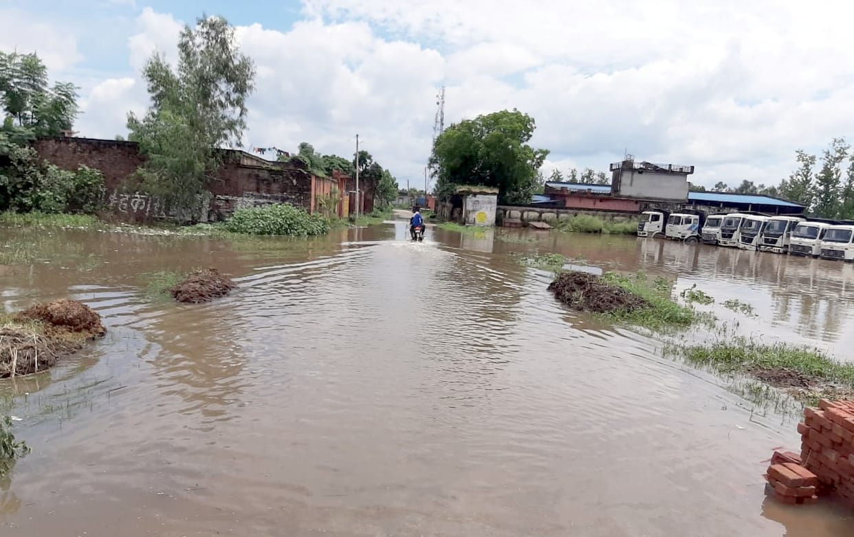 Ramganga river water is still filled in Manoharwali