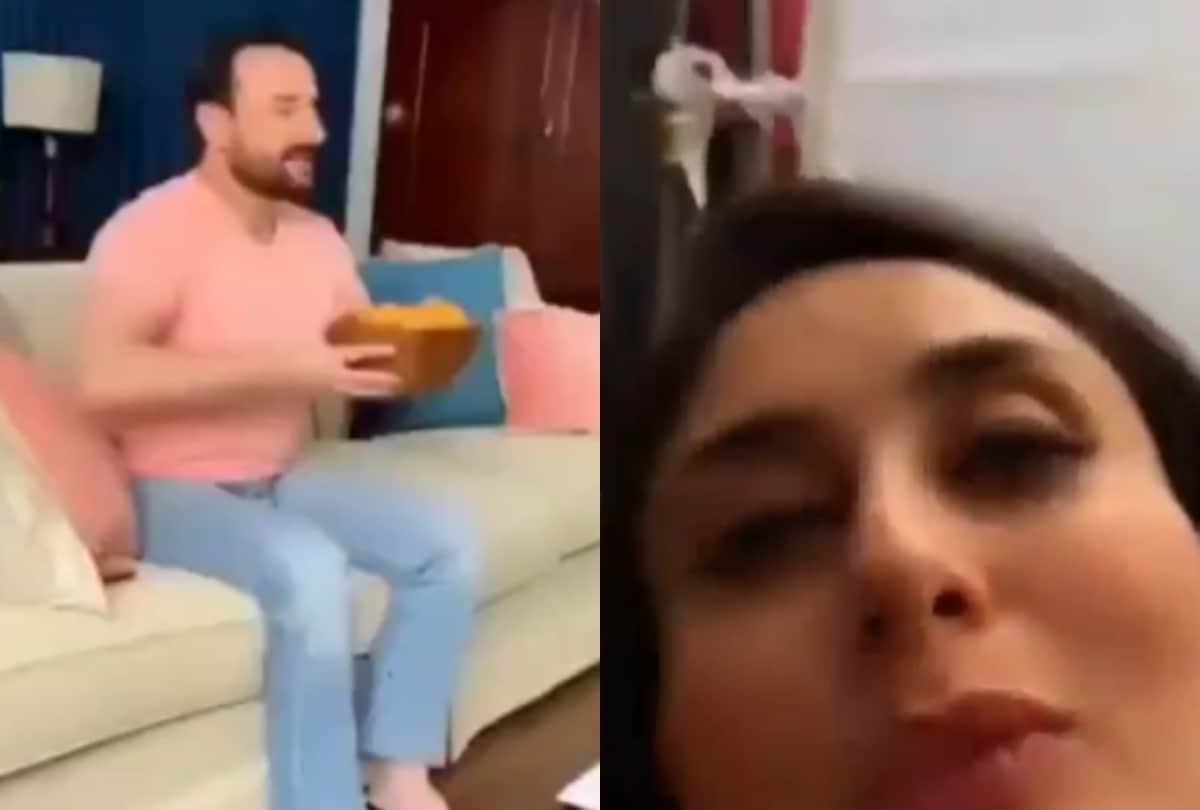 Kareena Kapoor shares behind the scenes video shoot with Saif Ali Khan at home