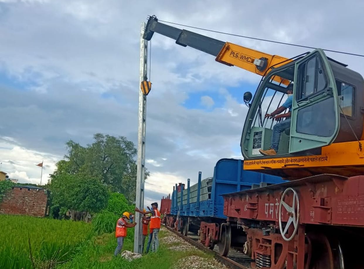 Electric Train in tanakpur