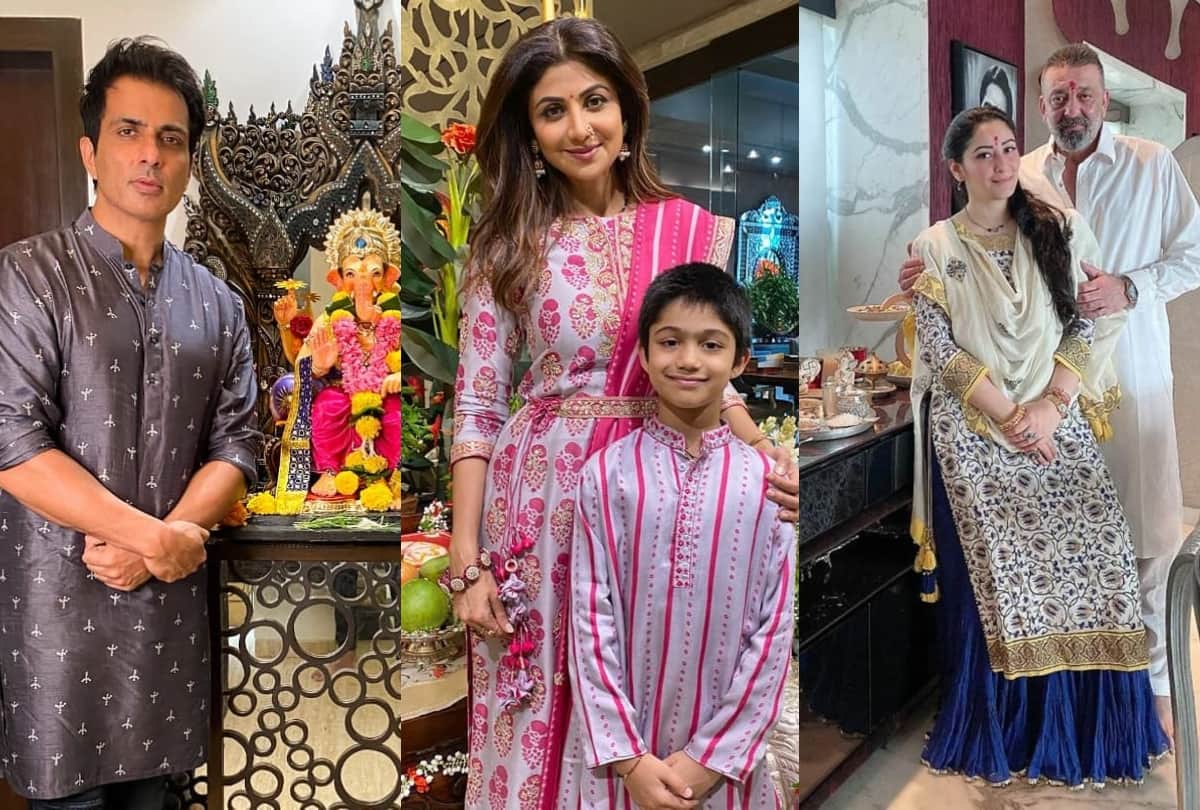 shilpa shetty shraddha kapoor to salman khan bollywood celebs bring ganpati at home