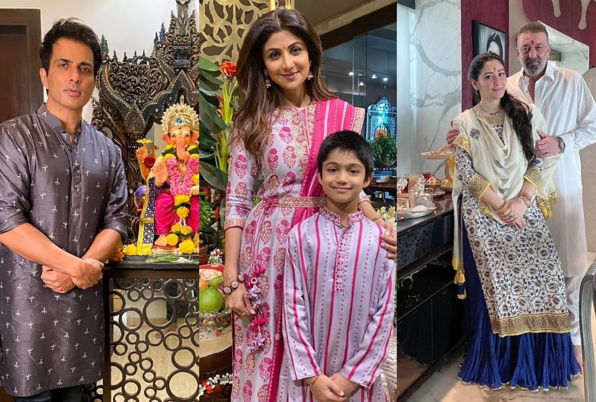 shilpa shetty shraddha kapoor to salman khan bollywood celebs bring ganpati at home