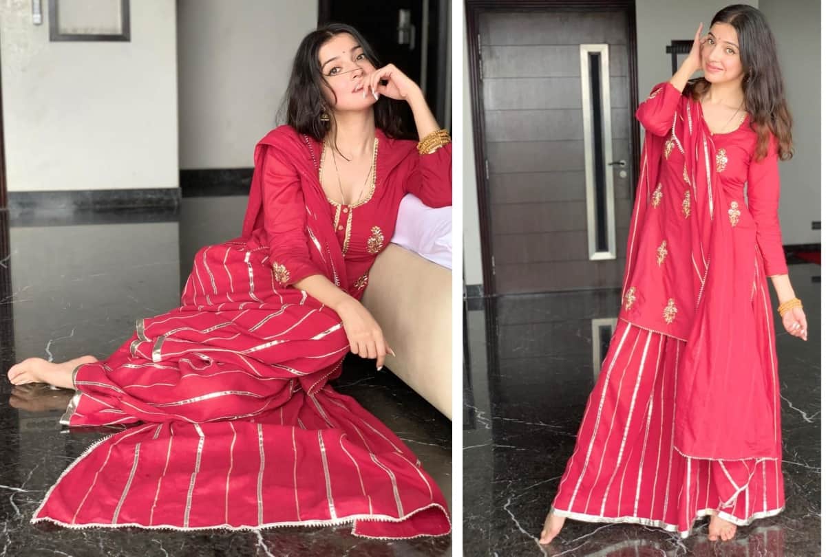 hina khan to divya khosla kumar krystal dsouza actress wear beautiful sharara in this festive season