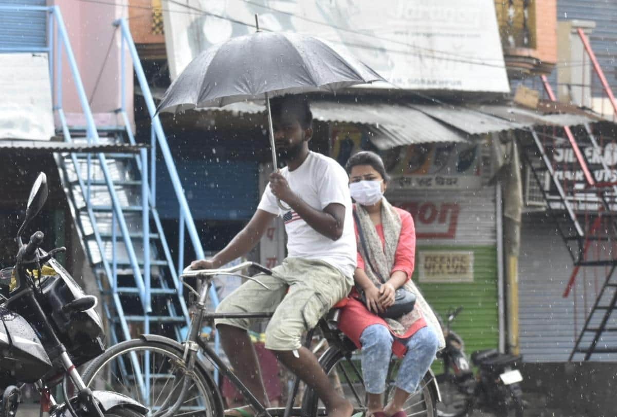 Gorakhpur Weather Update news weather change  after heavy rain see latest rain images