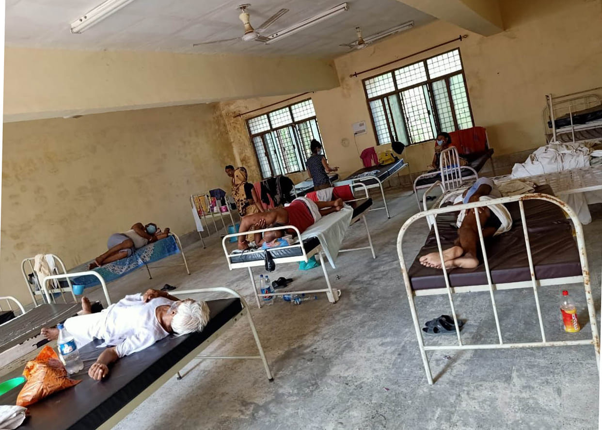 Kovid hospitals in bad condition, patients suffering
