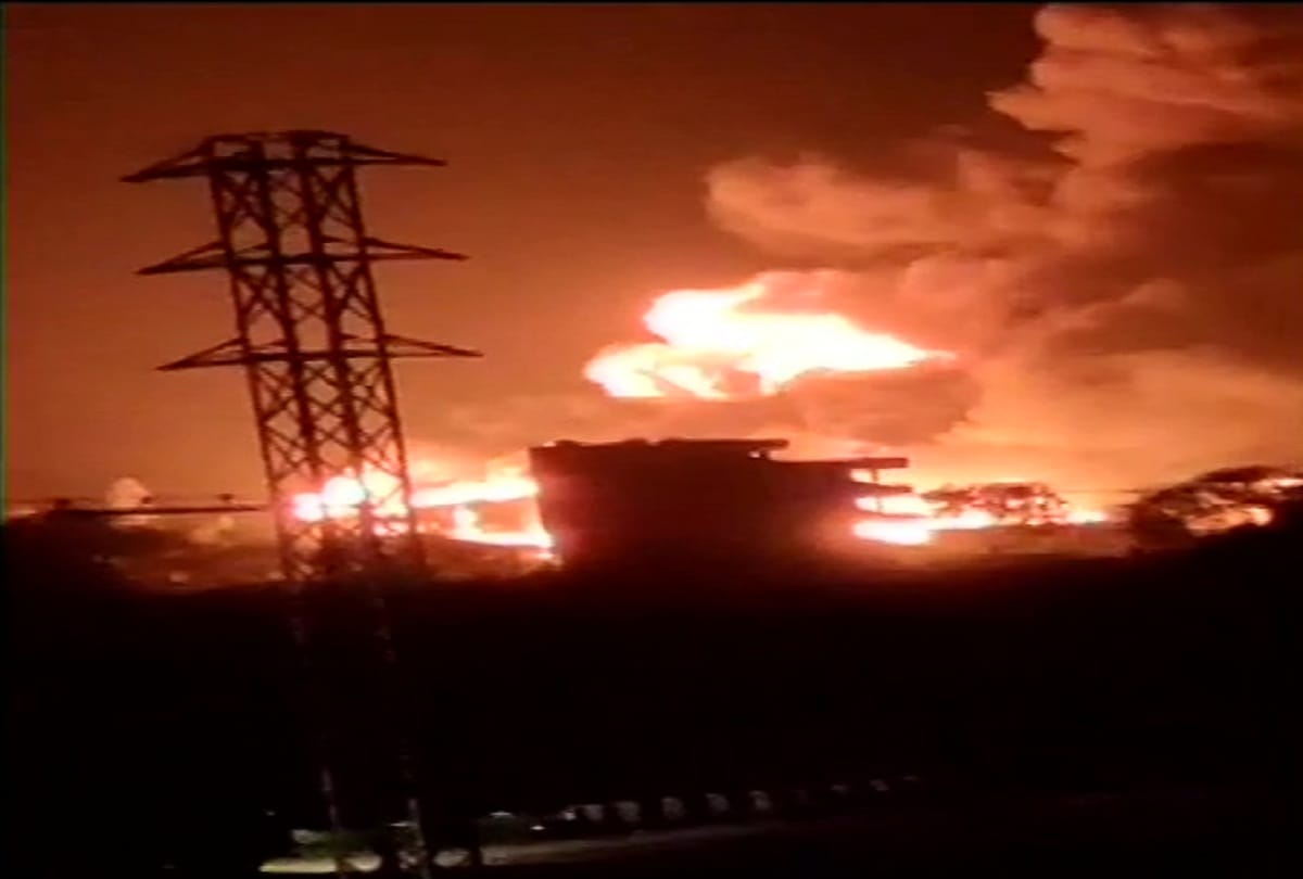 major fire breaks out at chemical factory near air force academy in medchal malkajgiri district telangana