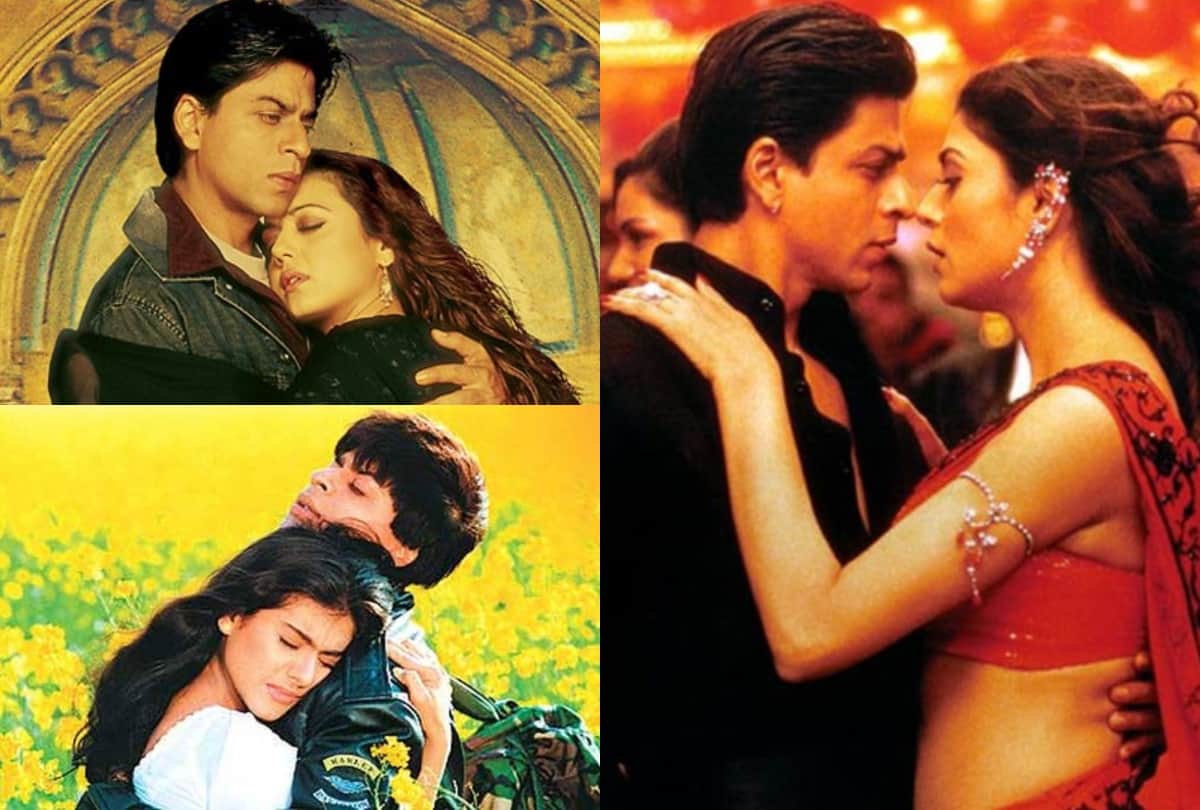 shah rukh khan king of romance here his most iconic roles with kajol aishwarya rai and other actress