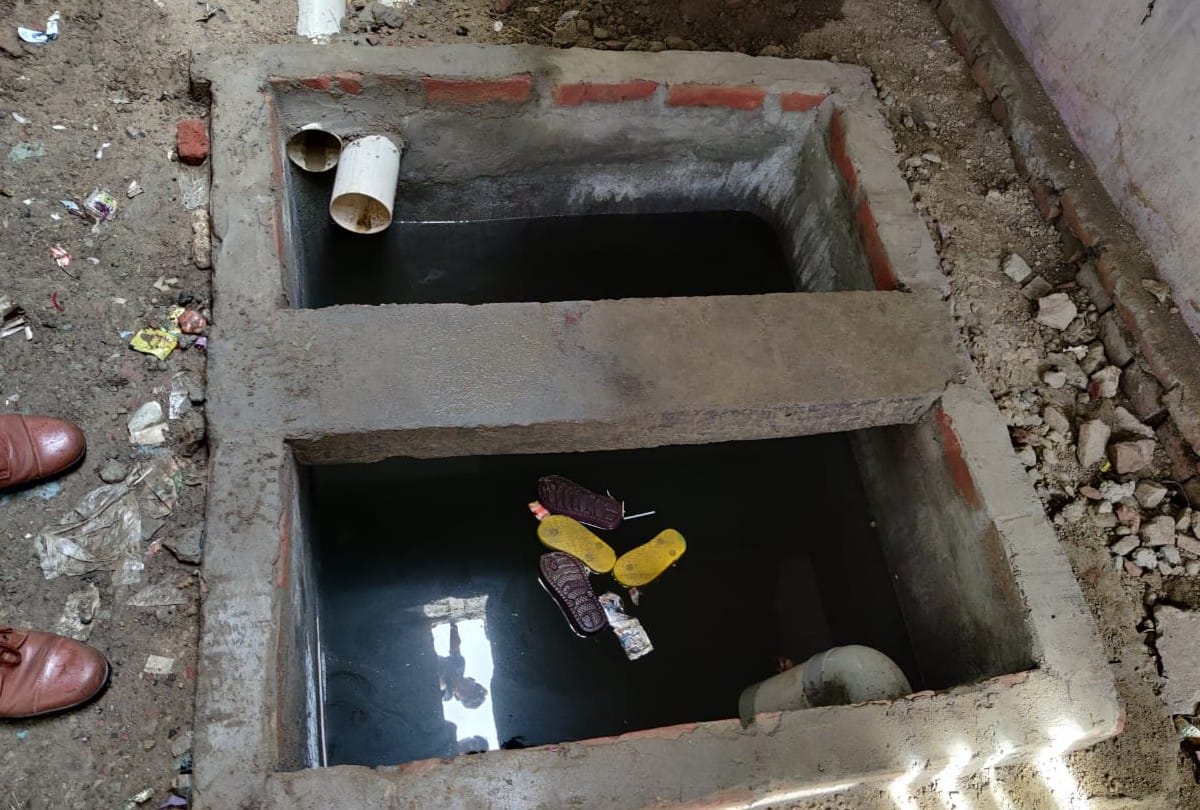two children drowned in toilet tank in under construction house in agra