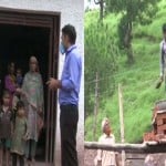 भवन निर्माण करते लोग