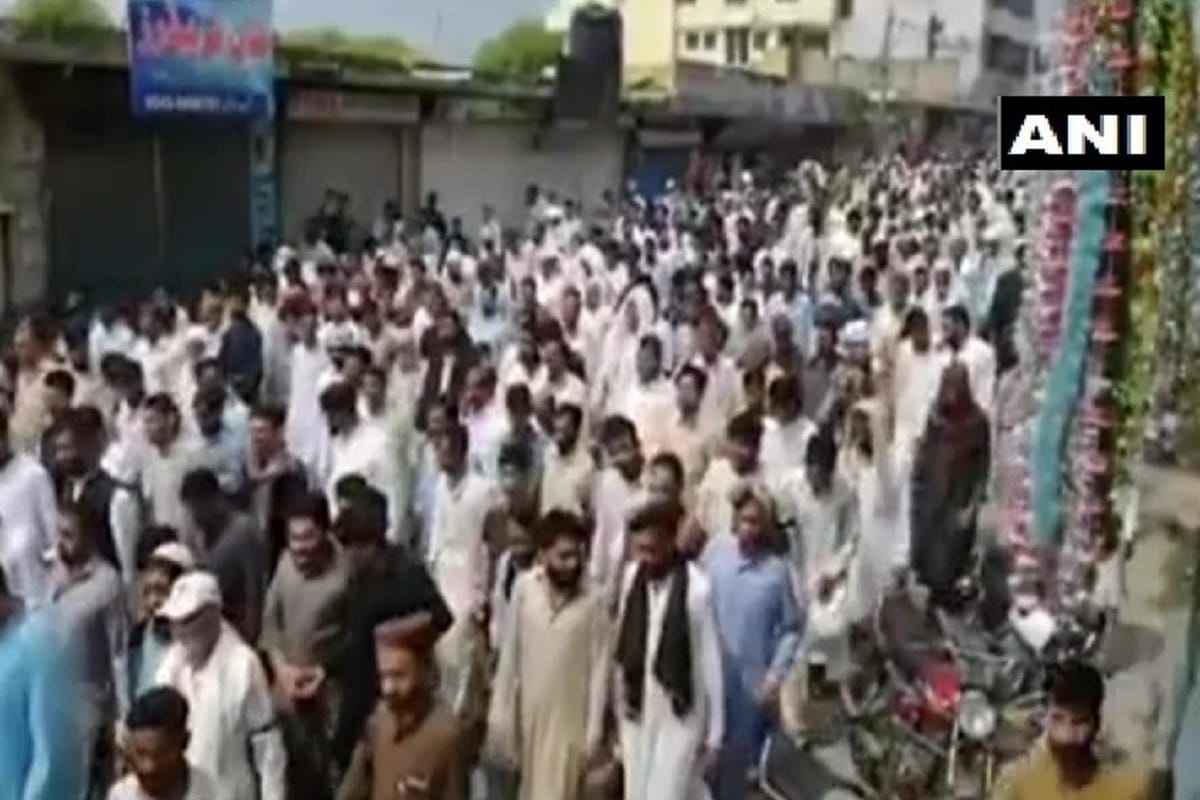 protest rally in Dadyal against human rights violations committed by Pakistan in region of PoK