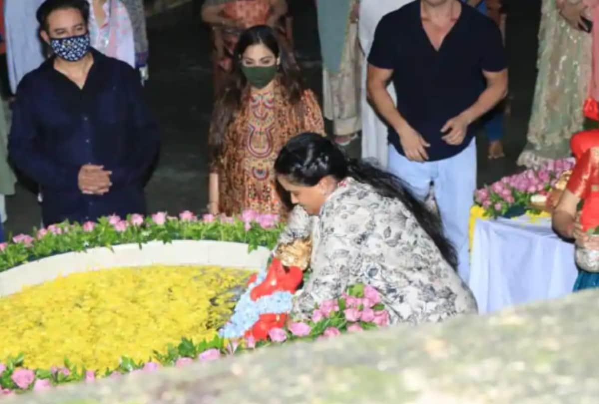 salman khan celebrate ganesh chaturthi with family