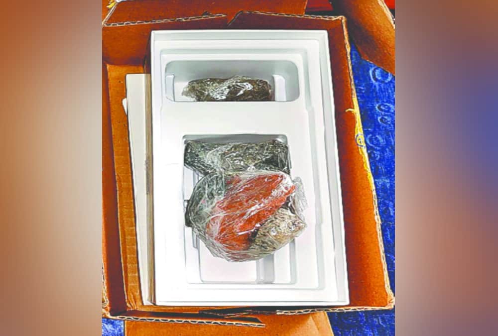 Stone Found in Smartphone Box after purchased by online Shopping in kotdwar