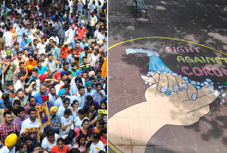 Corona Impact In India: Before Lockdown And After Unlock Impact In Chandigarh, see five photos