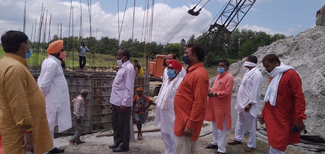 rajyamantri baldev singh aulakh seen river