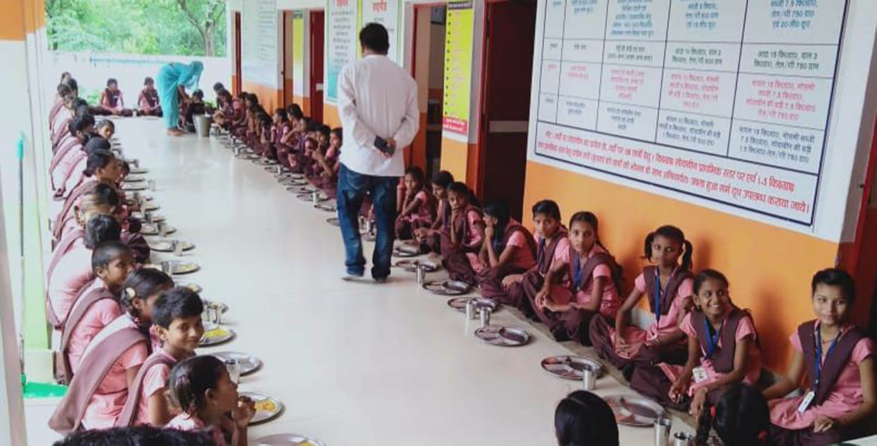 Model made in Banda region in mid-day meal