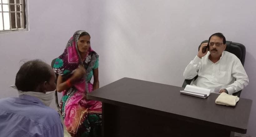Sikandrarau MLA hear public issue