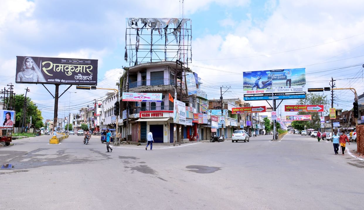 Muzaffarnagar: silence falling on the streets due to lockdown