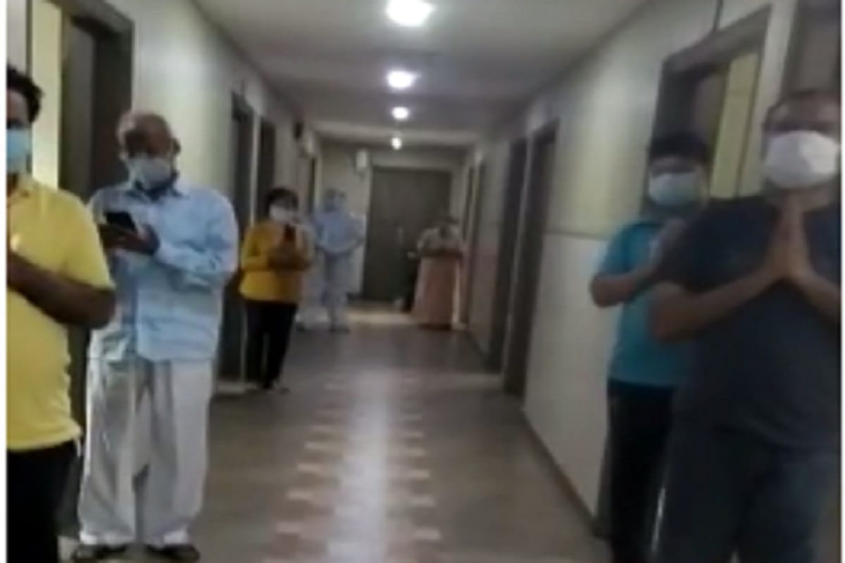 Corona patients are recovering rapidly in a hospital at Meerut and video viral of om chanting