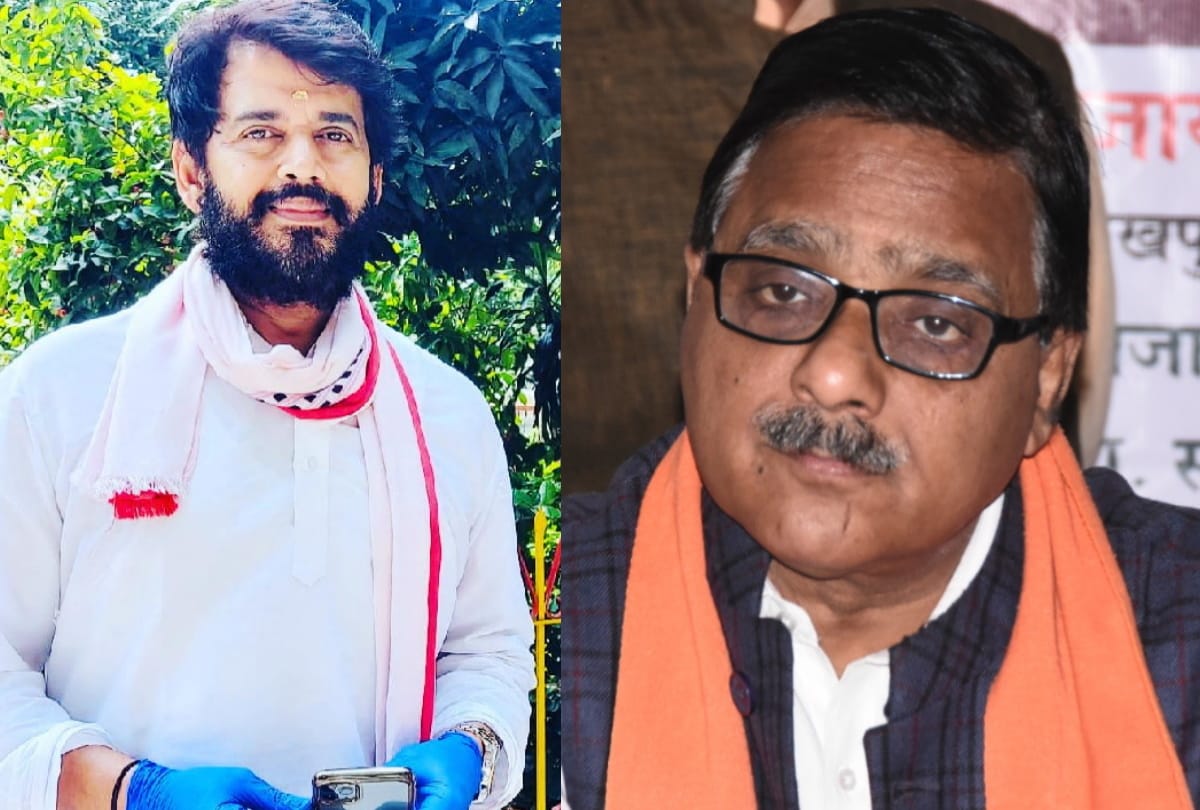 BJP MP Ravi kishan and MLA Dr Radha Mohan face to face for PWD Engineer in Gorakhpur