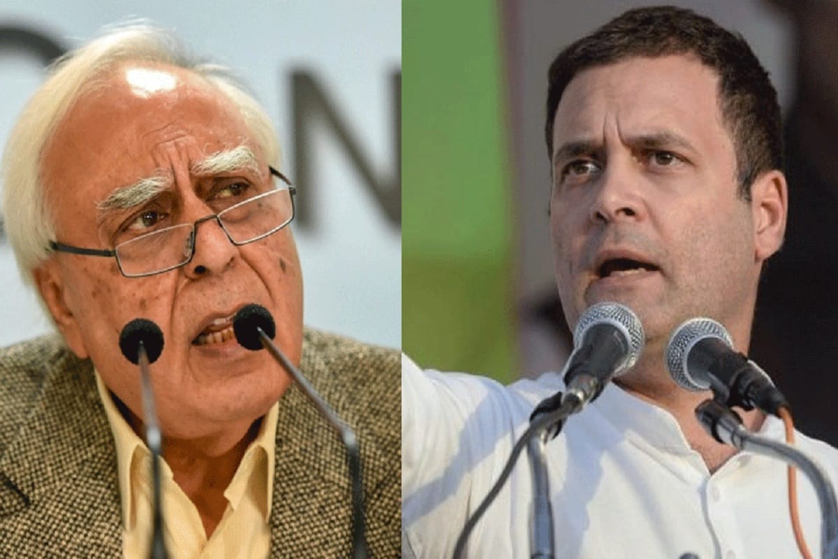 Sab ki Congress, Ghar ki Congress: On Sibals statement, media questioned Rahul Gandhi, he evaded questions