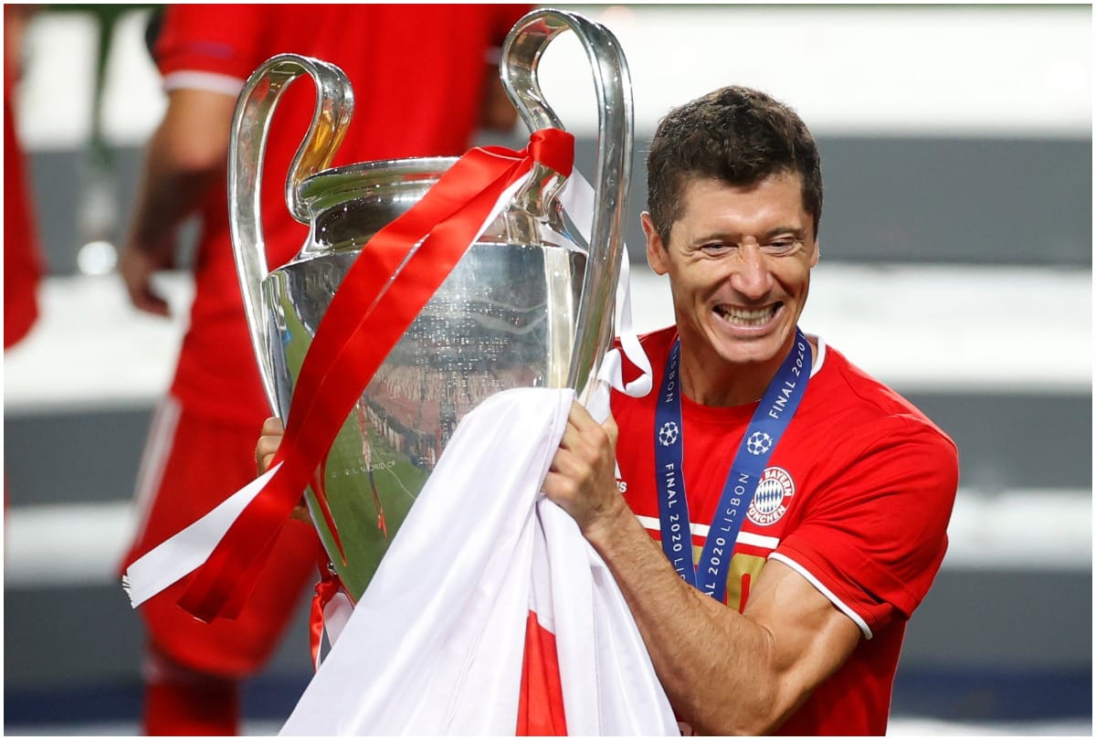 Lewandowski Finally Gets A Chance To Lift The Champions League Trophy