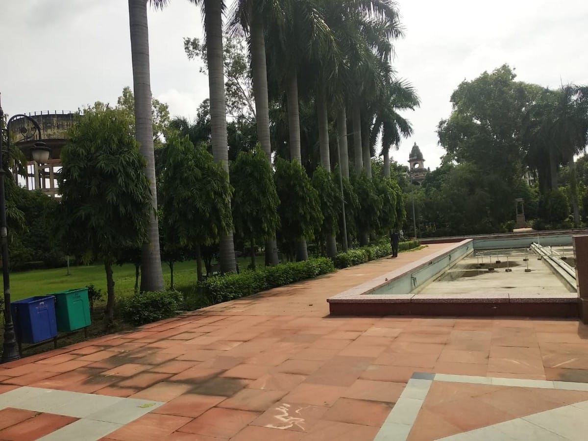 Even after five months of lockdown silence in Shaheed Udyan Park varanasi