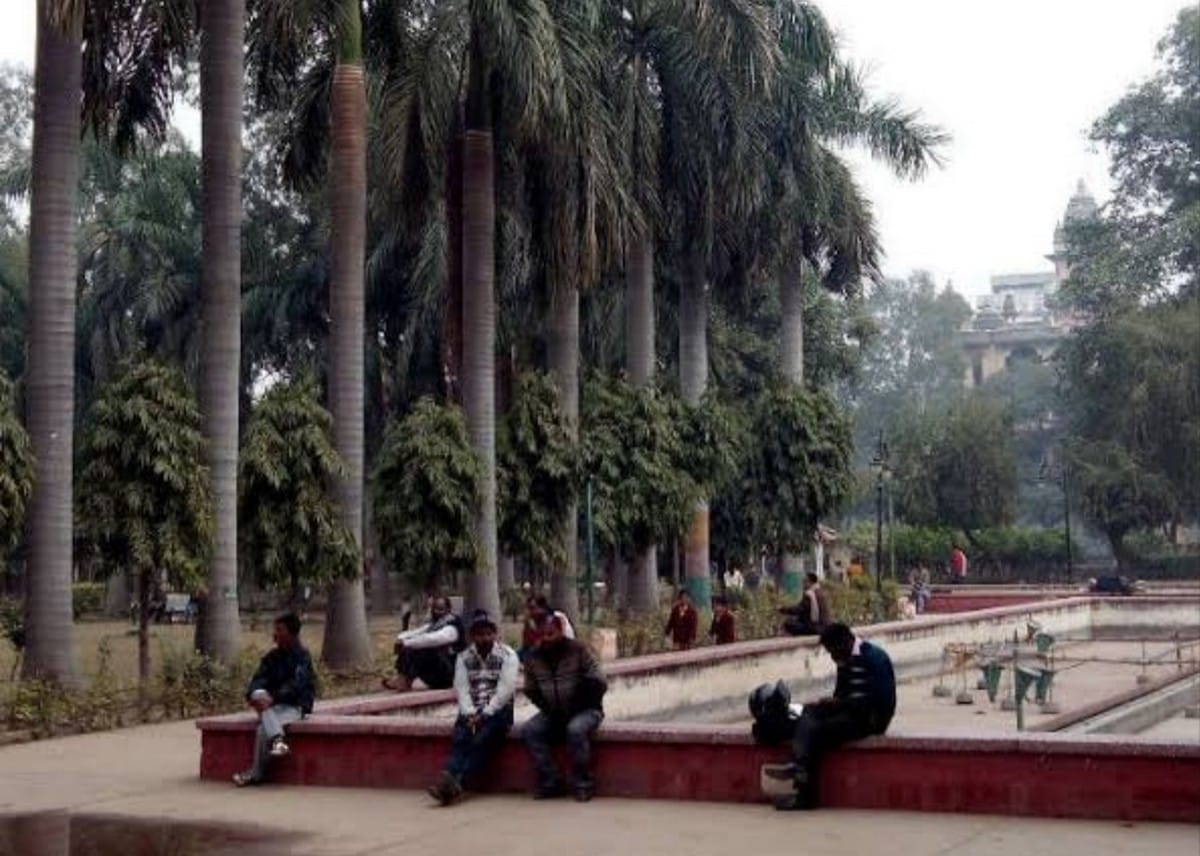 Even after five months of lockdown silence in Shaheed Udyan Park varanasi
