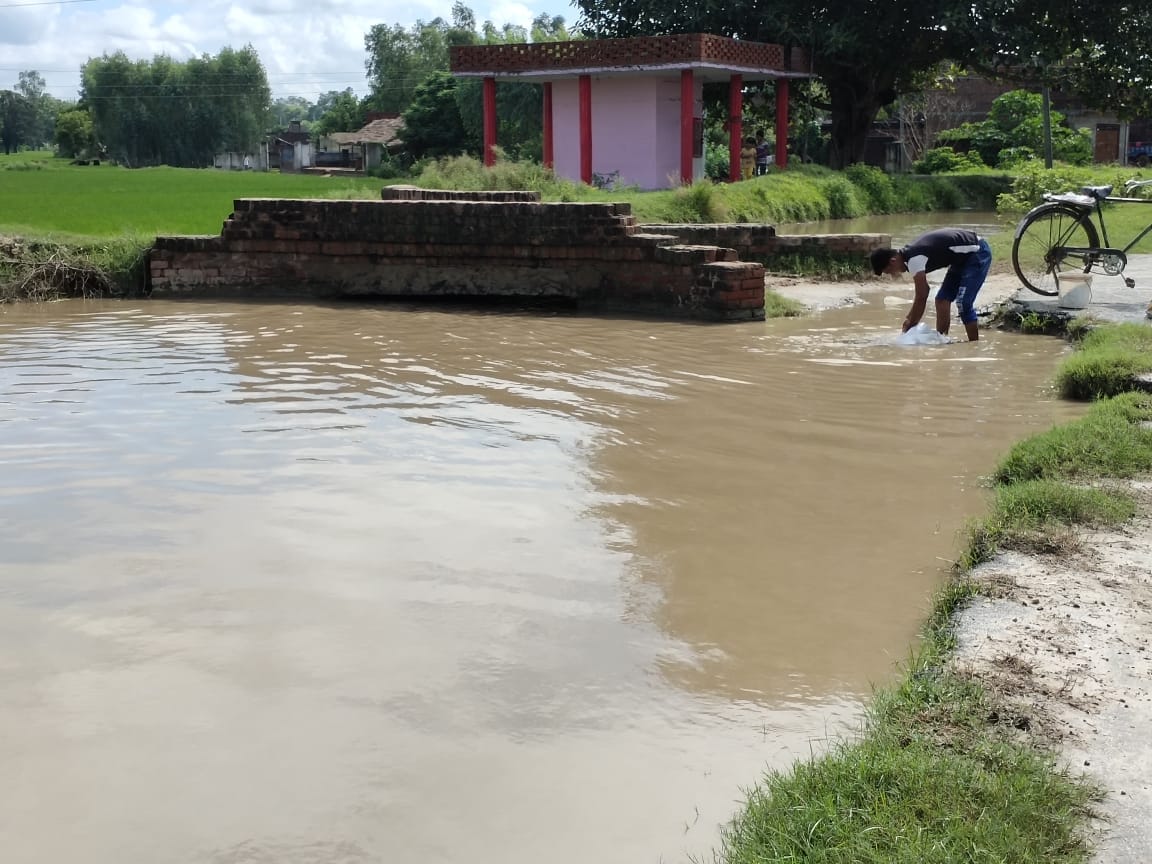 rajbaha over flow