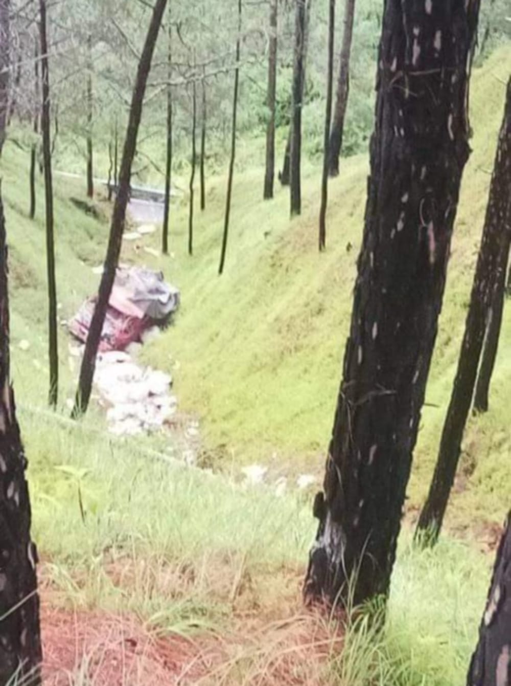 accident in bageshwer, one died, one injured