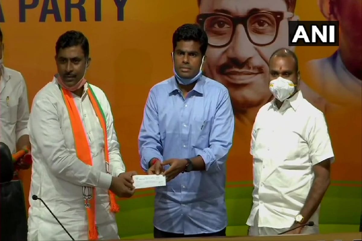 Former IPS officer Annamalai Kuppusamy says he will join BJP today at party headquarters in Delhi