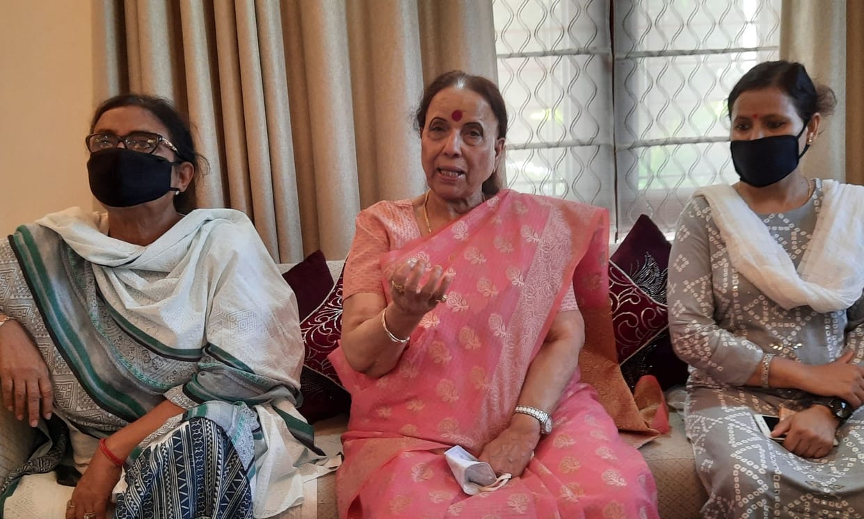 Dr. Indira hirdesh adressed people