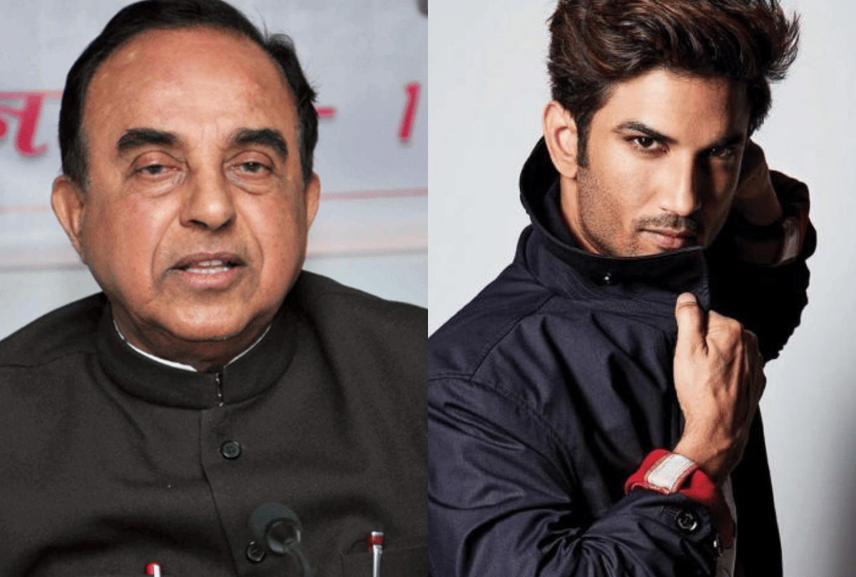Sushant Singh Rajput death case Subramanian Swamy has raised questions on investigation and talk Why was the glass from which SSR drank orange juice