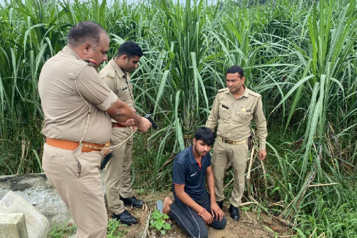 police arrested the absconding accused of murder of a youth in baghpat