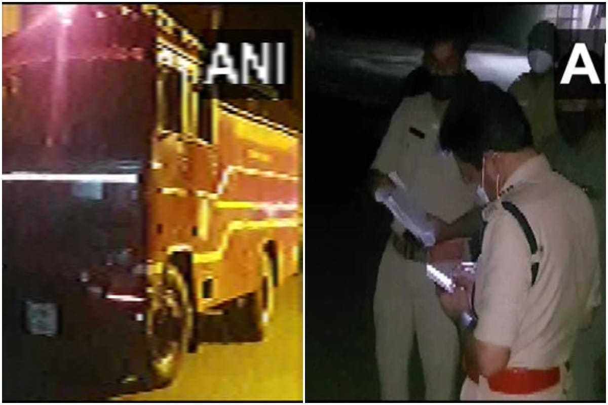 Andhra Pradesh: Fire broke out at a quarantine centre in Kommadi area of Visakhapatnam